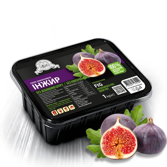 Заморожене пюре Fruity Land Інжир 1 кг