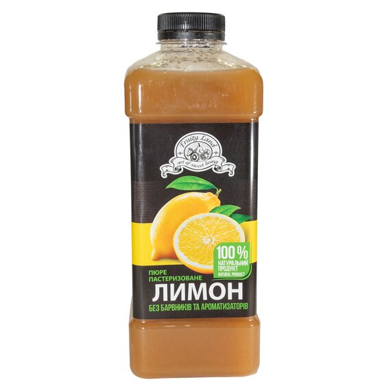 Пастеризоване пюре Fruity Land Лимон 1 кг