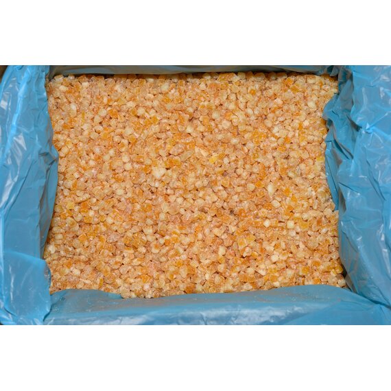 Зацукровані апельсинові кубики(цукати) Aptunion 6-8 мм 10 кг, зображення 2