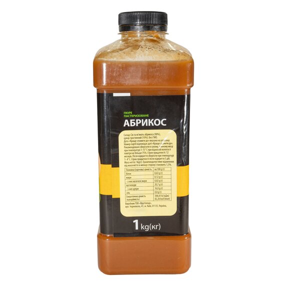 Пастеризованное пюре Fruity Land Абрикос 1 кг Пастеризованное пюре Fruity Land Абрикос 1 кг, изображение 2