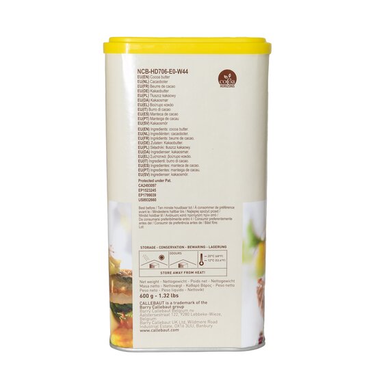 Какао-масло Callebaut Mycryo 600 г, зображення 3 Какао-масло Callebaut Mycryo 600 г, зображення 3