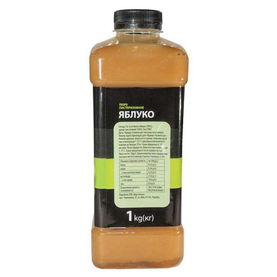 Пастеризованное пюре Fruity Land Яблоко 1 кг Пастеризованное пюре Fruity Land Яблоко 1 кг, изображение 2