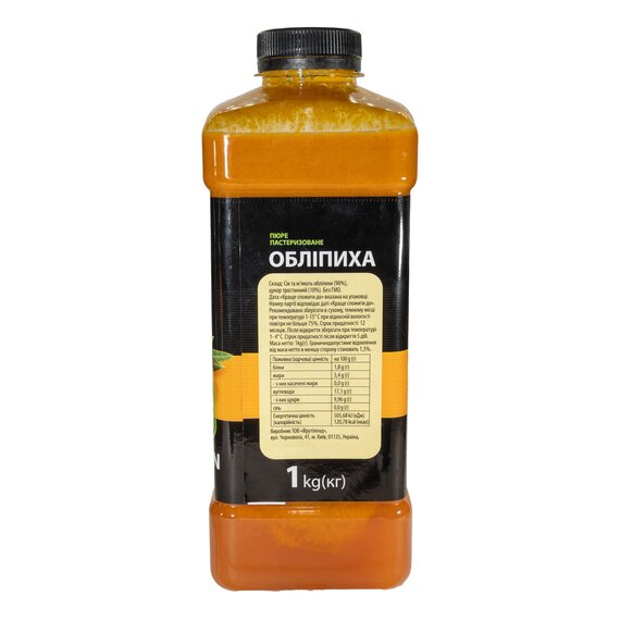 Пастеризованное пюре Fruity Land Облепиха 1 кг Пастеризованное пюре Fruity Land Облепиха 1 кг, изображение 2