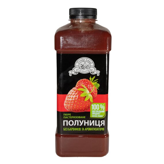Пастеризоване пюре Fruity Land Полуниця 1 кг