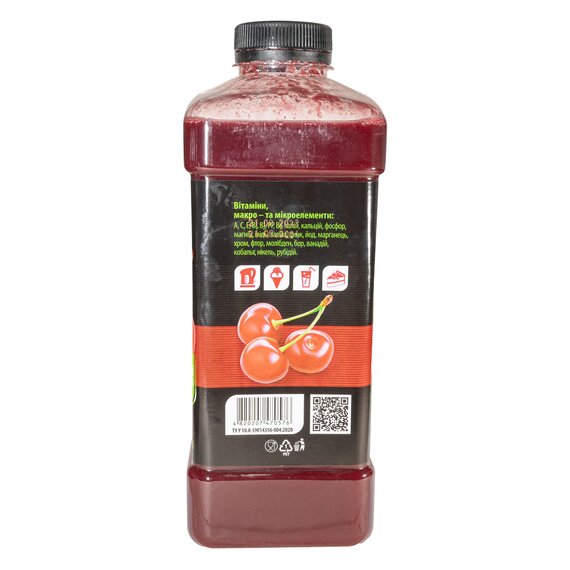 Пастеризоване пюре Fruity Land Вишня 1 кг, зображення 4