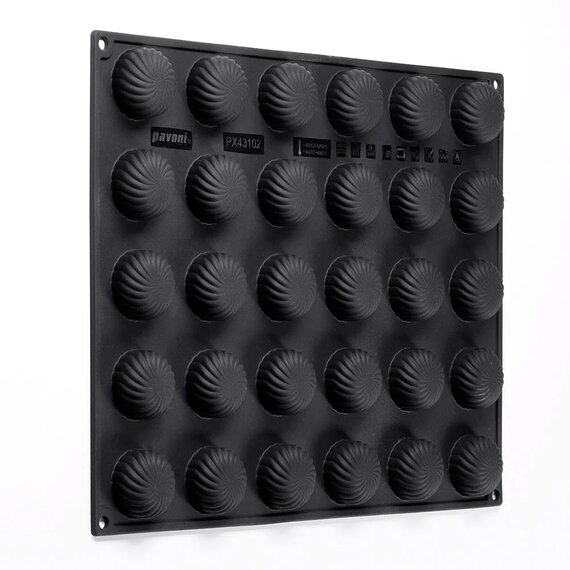 Форма силиконовая Pavoni Павофлекс Калейдон мини, изображение 3 Форма силиконовая Pavoni Павофлекс Калейдон мини, изображение 3