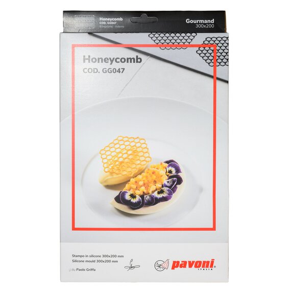 Форма силиконовая Pavoni Гурман Медовые соты Паоло Гриффа, изображение 5 Форма силиконовая Pavoni Гурман Медовые соты Паоло Гриффа, изображение 5