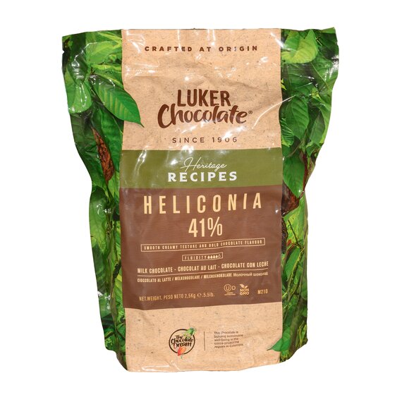 Молочний шоколад Luker Chocolate HELICONIA 41% 500 г
