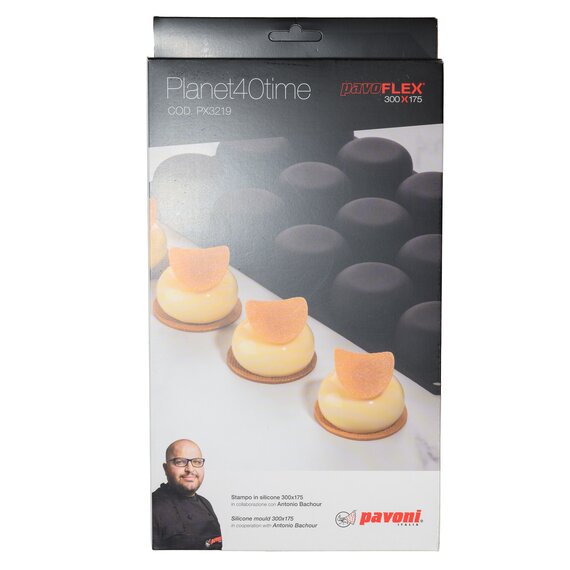Форма силиконовая Pavoni Павофлекс Планета 40тайм Антонио Башур, изображение 4 Форма силиконовая Pavoni Павофлекс Планета 40тайм Антонио Башур, изображение 4