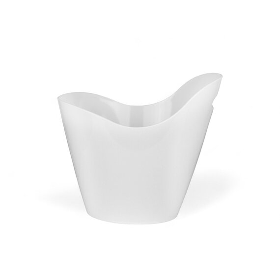 Ведро для льда с одной ручкой из полистирола белое 5 л, изображение 2