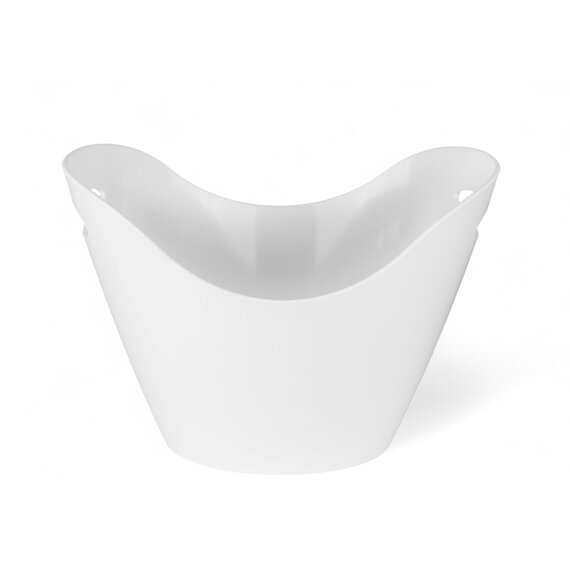 Ведро для льда с ручками из полистирола белое 7 л, изображение 2