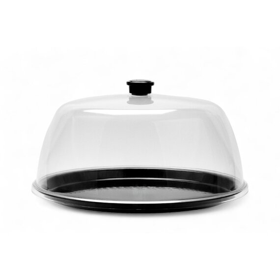 Блюдо для выкладки круглое из поликарбоната 29 см черное, изображение 4 Блюдо для выкладки круглое из поликарбоната 29 см черное, изображение 4