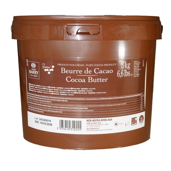 Какао-масло Cacao Barry 3 кг, изображение 2
