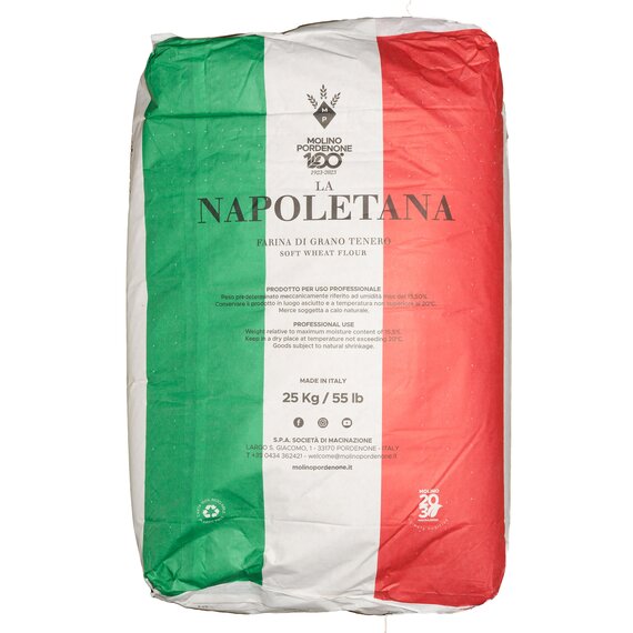 Итальянская мука для неаполитанской пиццы "LA NAPOLETANA" 25 кг, изображение 2