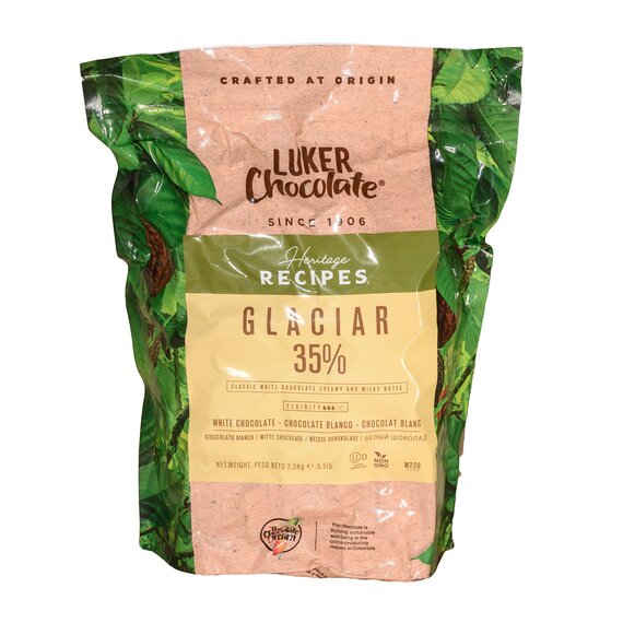 Білий шоколад Luker Chocolate GLACIAR 35% 500 г