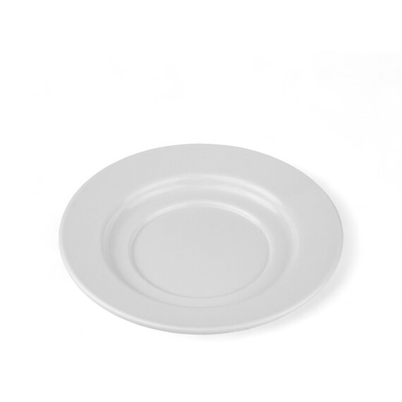Блюдце для чашок з полікарбонату біле 14 см, зображення 2