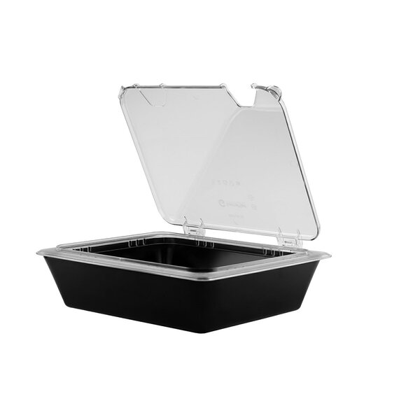 Гастроемкость из полипропилена 1/2 100 мм. 5 л черная, изображение 5