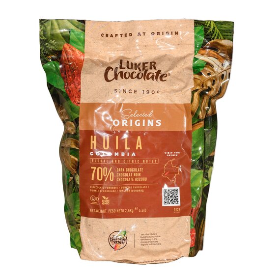 Екстра чорний шоколад Luker Chocolate HUILA 70% 500 г