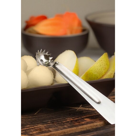 Ложка нуазетная из нержавеющей стали 10,5 см, изображение 4 Ложка нуазетная из нержавеющей стали 10,5 см, изображение 4