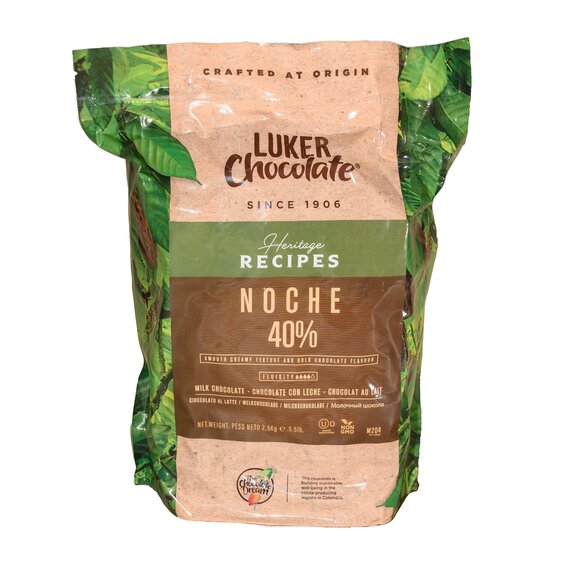 Молочный шоколад Luker Chocolate NOCHE 40% 500 г