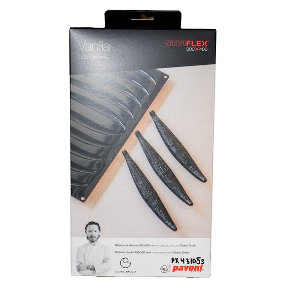 Форма силиконовая Pavoni Павофлекс Ваниль Седрик Гроле, изображение 4 Форма силиконовая Pavoni Павофлекс Ваниль Седрик Гроле, изображение 4