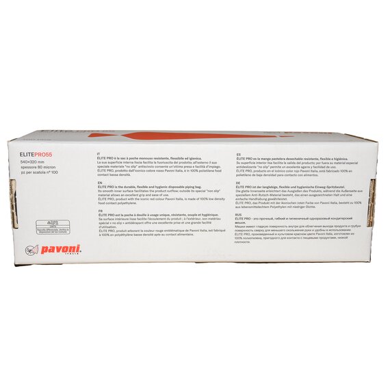 Мішки кондитерські Pavoni ELITE PRO 55 540х320 мм 100 шт, зображення 4