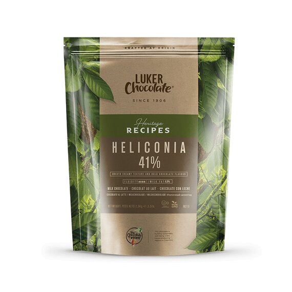Молочний шоколад Luker Chocolate HELICONIA 41% 2.5 кг, зображення 3