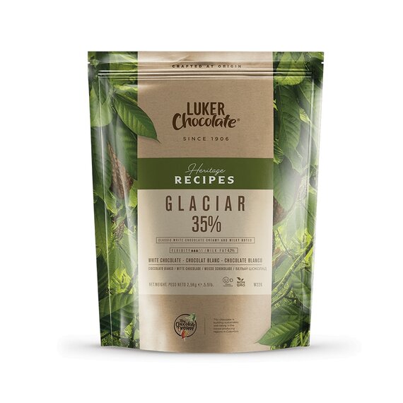 Білий шоколад Luker Chocolate GLACIAR 35% 2.5 кг, зображення 3