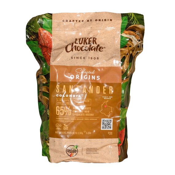 Чорний шоколад Luker Chocolate SANTANDER 65% 2.5 кг