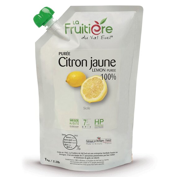 Пастеризоване пюре La Fruitière Лимон 1 кг, зображення 3