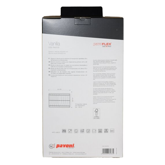 Форма силиконовая Pavoni Павофлекс Ваниль Седрик Гроле, изображение 5 Форма силиконовая Pavoni Павофлекс Ваниль Седрик Гроле, изображение 5