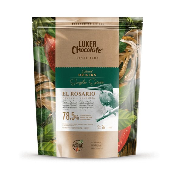 Екстра чорний шоколад Luker Chocolate EL ROSARIO 78,5% 2.5 кг
