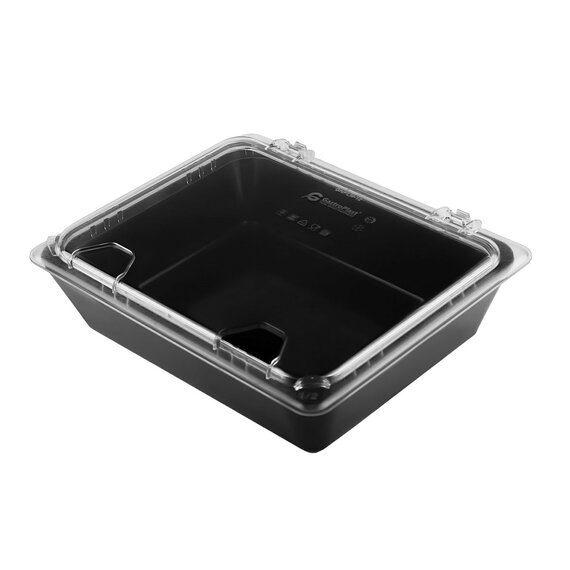 Гастроемкость из полипропилена 1/2 100 мм. 5 л черная, изображение 4