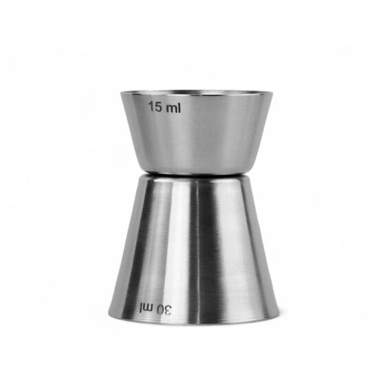 Джигер из нержавеющей стали 15/30 мл, изображение 2 Джигер из нержавеющей стали 15/30 мл, изображение 2