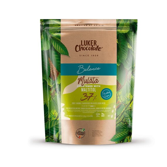 Молочний шоколад без цукру Luker Chocolate MULATA 37% 2.5 кг