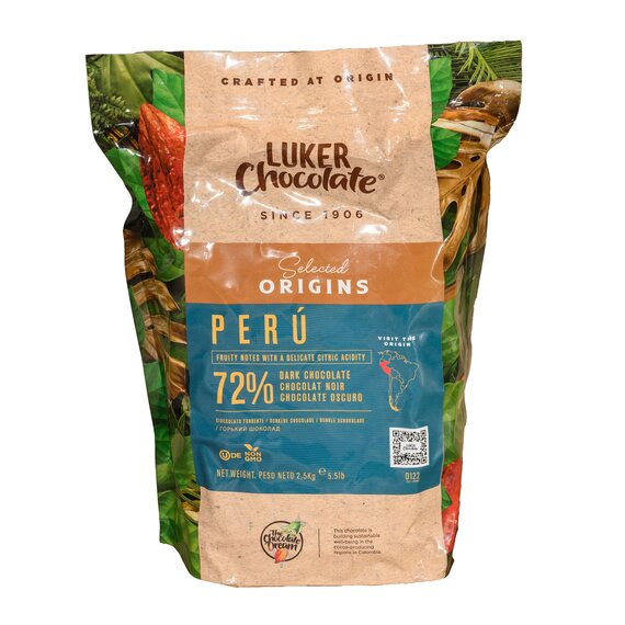 Екстра чорний шоколад Luker Chocolate PERU 72% 500 г
