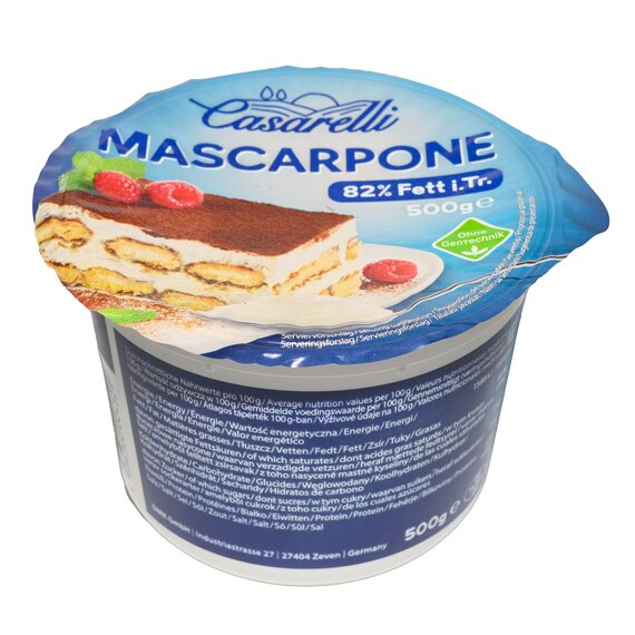 Сир Маскарпоне 82% Casarelli 500 г