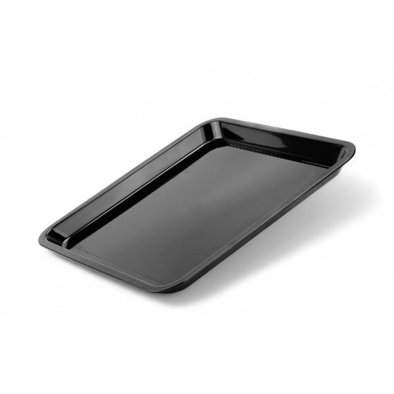 Блюдо для выкладки из поликарбоната 28х28 см черное, изображение 2 Блюдо для выкладки из поликарбоната 28х28 см черное, изображение 2