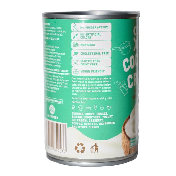 Кокосовое молоко 20-22% Cocoxim 400 мл, изображение 4