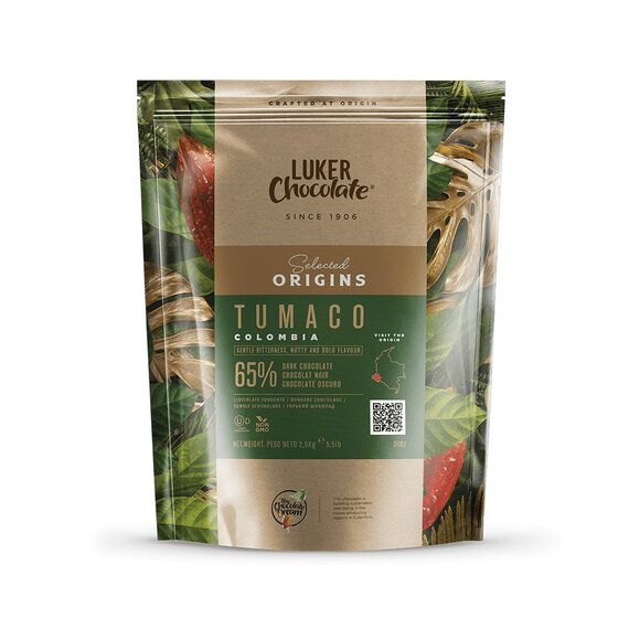 Черный шоколад Luker Chocolate TUMACO 65% 500 г