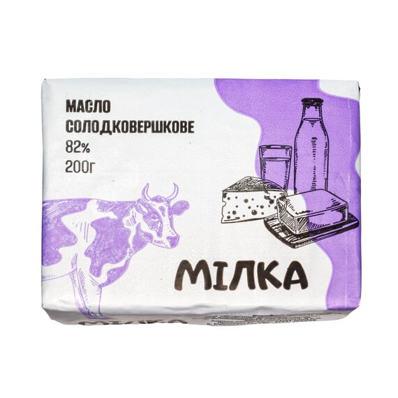 Масло для випічки МІЛКА 82% 200 г