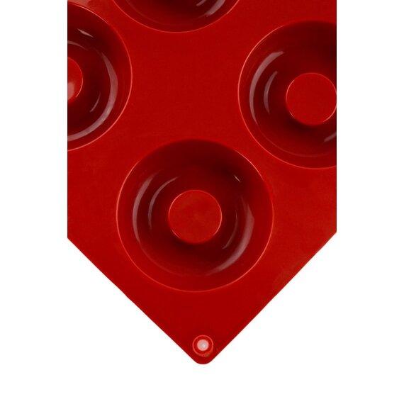 Форма силиконовая Профи Пончик 40 мм 15 ячеек, изображение 2 Форма силиконовая Профи Пончик 40 мм 15 ячеек, изображение 2