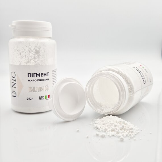 Барвник U NIC жиророзчинний Білий 25 г, зображення 4 Барвник U NIC жиророзчинний Білий 25 г, зображення 4