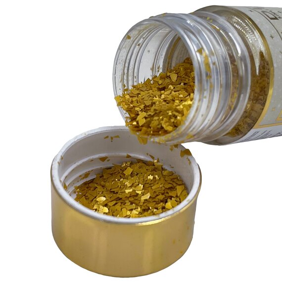 Глиттер Золотой Sekersugar 7 г, изображение 5 Глиттер Золотой Sekersugar 7 г, изображение 5