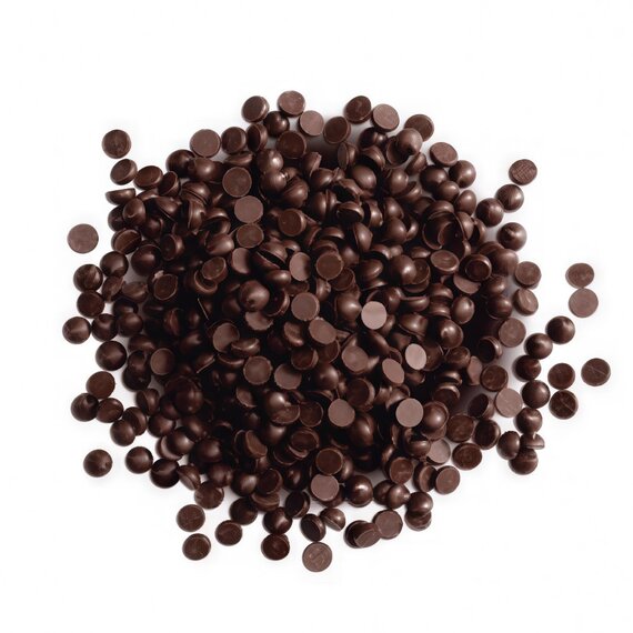 Термостабільні дропси із чорного шоколаду Veliche Belgian Chocolate Drops 7500, 500 г