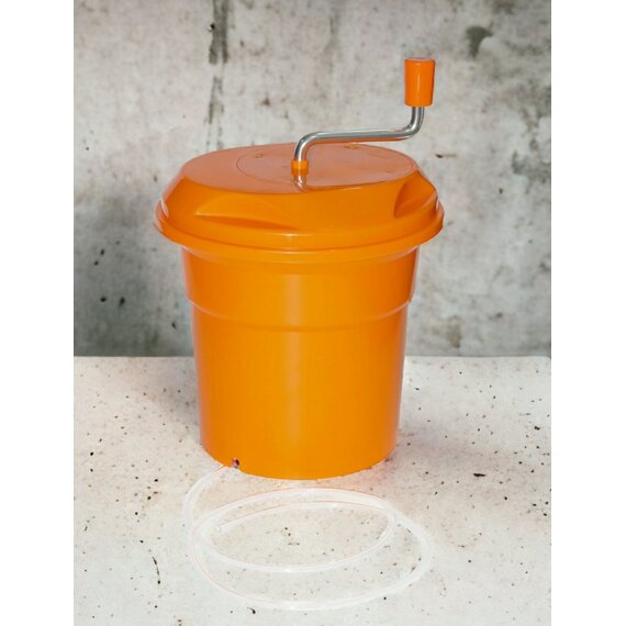 Сушарка для зелені та салату ручна зелена 12 л, Колір: Зелений, зображення 3 Сушарка для зелені та салату ручна зелена 12 л, Колір: Зелений, зображення 3