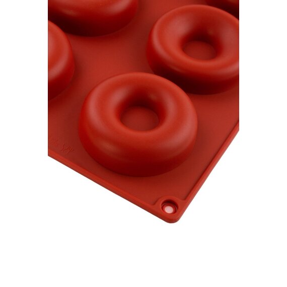 Форма силиконовая Профи Пончик 40 мм 15 ячеек, изображение 3 Форма силиконовая Профи Пончик 40 мм 15 ячеек, изображение 3