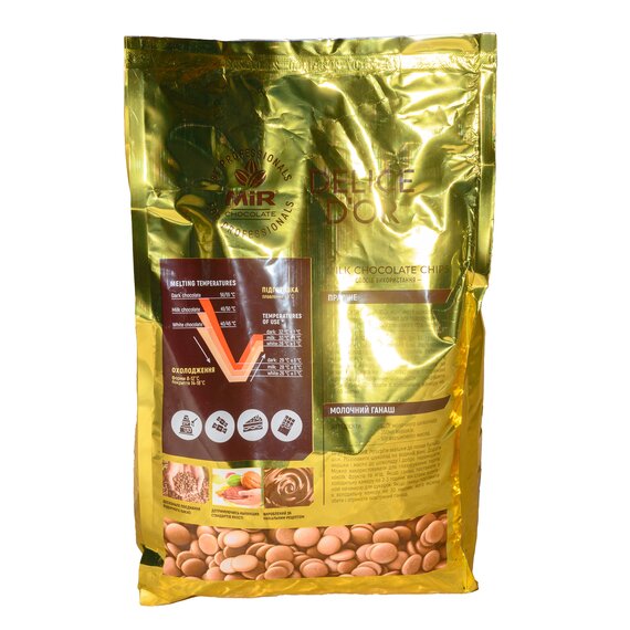 Шоколад молочный MiR Delice D'or M740 2.5 кг, изображение 2
