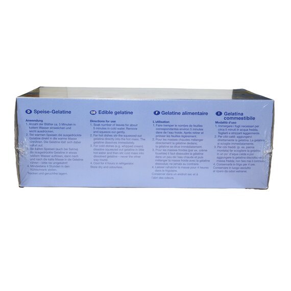 Желатин харчовий листовий Ewald-Gelatine Gold 200 Bloom 1 кг, зображення 4