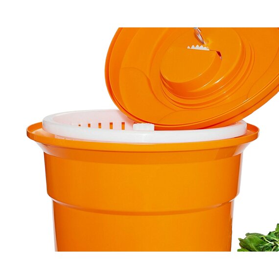 Сушарка для зелені та салату ручна зелена 25 л, Колір: Зелений, зображення 9 Сушарка для зелені та салату ручна зелена 25 л, Колір: Зелений, зображення 9